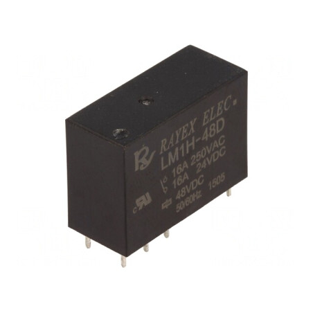 Releu Electromagnetic SPDT 48VDC 16A | Electronic-mag.ro | Componente Electronice