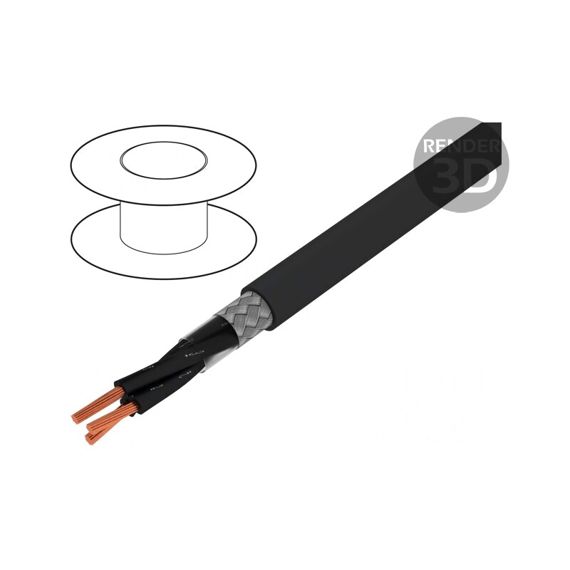 Cablu ÖLFLEX Classic 115 CY 3x0,5mm2 PVC Negru 300V/500V | Electronic-mag.ro | Componente Electronice