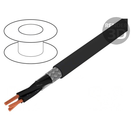 Cablu ÖLFLEX Classic 115 CY 3x0,5mm2 PVC Negru 300V/500V | Electronic-mag.ro | Componente Electronice