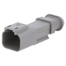 Conector DT 2-Pin Gri IP68 pentru Cabluri | Electronic-mag.ro | Componente Electronice