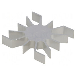 Radiator LED 51.5mm x 51mm x 10mm | Electronic-mag.ro | Componente Electronice