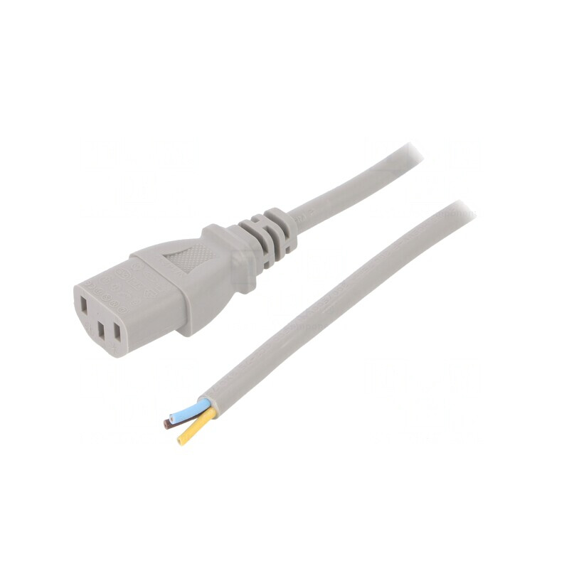 Cablu Alimentare 1m IEC C13 Gri 10A 250V | Electronic-mag.ro | Componente Electronice Cablu Alimentare 1m IEC C13 Gri 10A 250V | Electronic-mag.ro | Componente Electronice