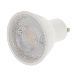 Lampă LED GU10 7W 3000K Alb Cald | Electronic-mag.ro | Componente Electronice