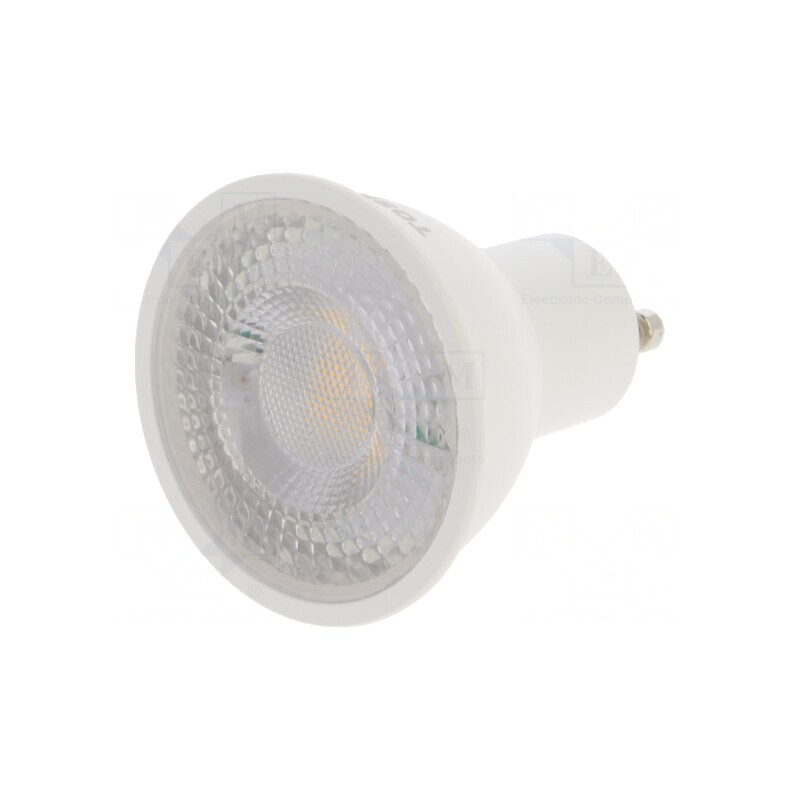 Lampă LED GU10 7W 3000K Alb Cald | Electronic-mag.ro | Componente Electronice