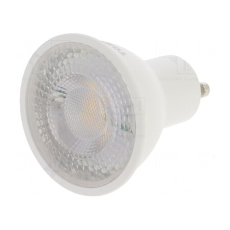 Lampă LED GU10 7W 3000K Alb Cald | Electronic-mag.ro | Componente Electronice