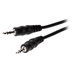 Cablu Audio Jack 3.5mm 5m Negru | Electronic-mag.ro | Componente Electronice