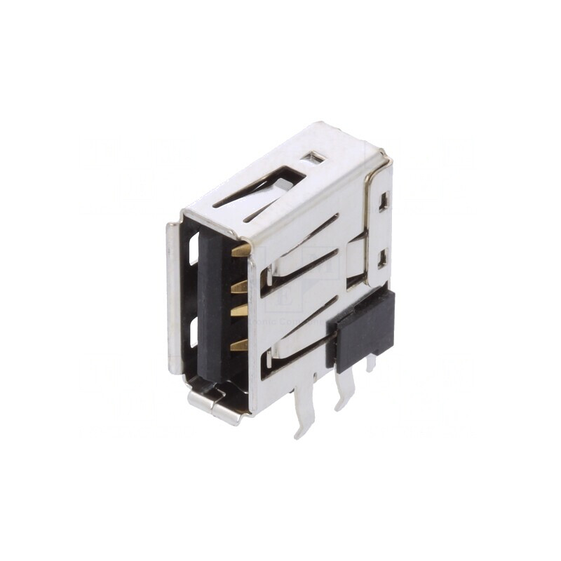 Soclu USB A PCB THT 90° Aurit | Electronic-mag.ro | Componente Electronice Soclu USB A PCB THT 90° Aurit | Electronic-mag.ro | Componente Electronice