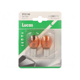 Lampă auto portocalie 12V 21W PY21W | Electronic-mag.ro | Componente Electronice
