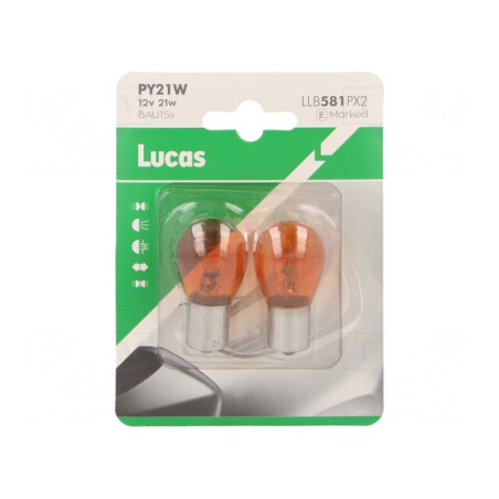 Lampă auto portocalie 12V 21W PY21W | Electronic-mag.ro | Componente Electronice
