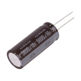 Condensator electrolitic low ESR THT 5600uF 16V 16x40mm | Electronic-mag.ro | Componente Electronice