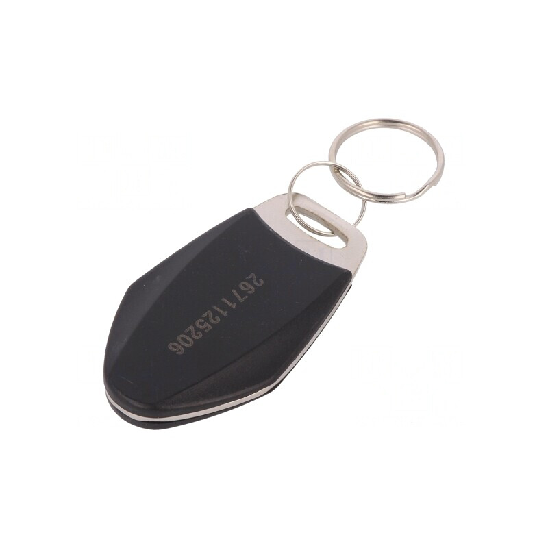 Breloc RFID Negru Metal Plastic NTAG2 | Electronic-mag.ro | Componente Electronice