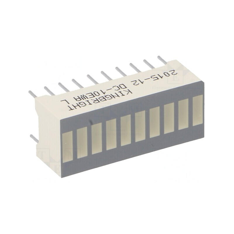 Afișaj LED Riglă Roșie 25,4x10,16mm | Electronic-mag.ro | Componente Electronice