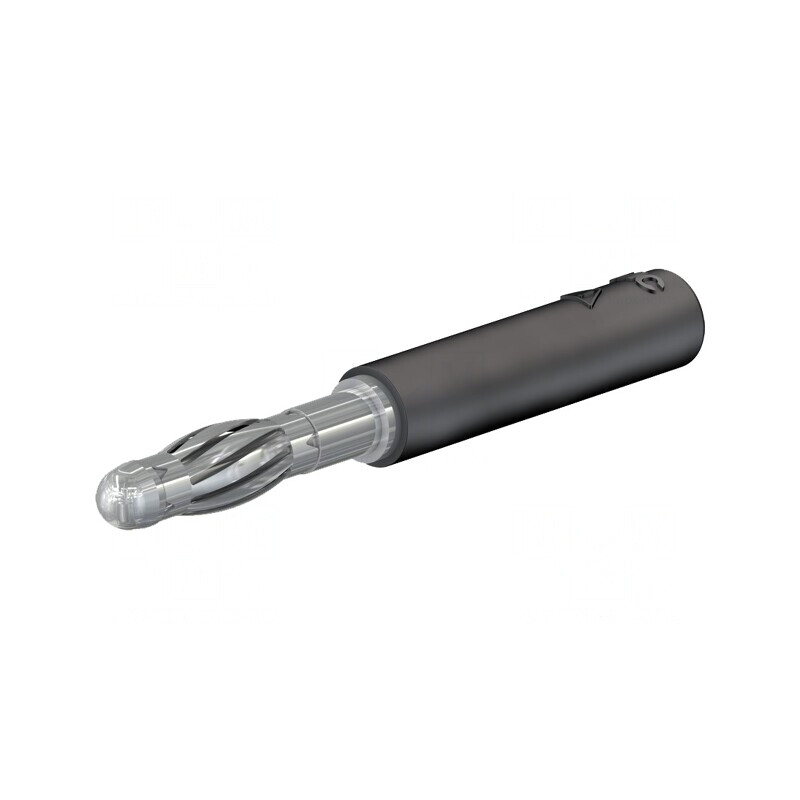 Mufă Banană 4mm 30A Neagră Neizolată | Electronic-mag.ro | Componente Electronice