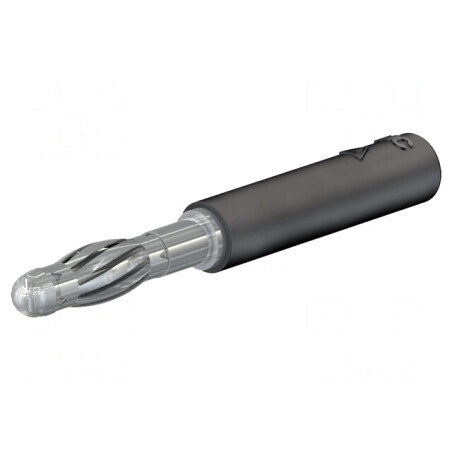 Mufă Banană 4mm 30A Neagră Neizolată | Electronic-mag.ro | Componente Electronice