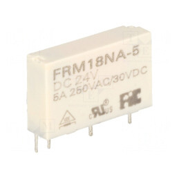 Releu Electromagnetic SPST-NO 24VDC 5A | Electronic-mag.ro | Componente Electronice