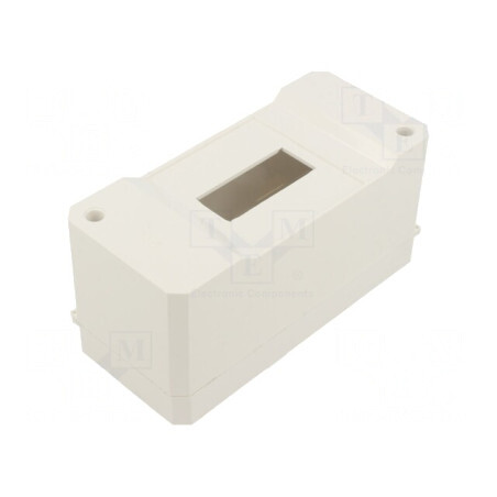 Carcasă pentru aparatură modulară IP30 albă, 3 module | Electronic-mag.ro | Componente Electronice