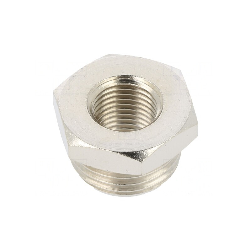 Niplu Reducție Alamă Nichelată 1/2" FI | Electronic-mag.ro | Componente Electronice Niplu Reducție Alamă Nichelată 1/2" FI | Electronic-mag.ro | Componente Electronice