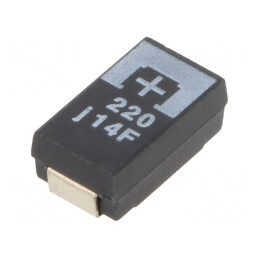 Condensator tantal-polimer 220uF 6.3V SMD | Electronic-mag.ro | Componente Electronice