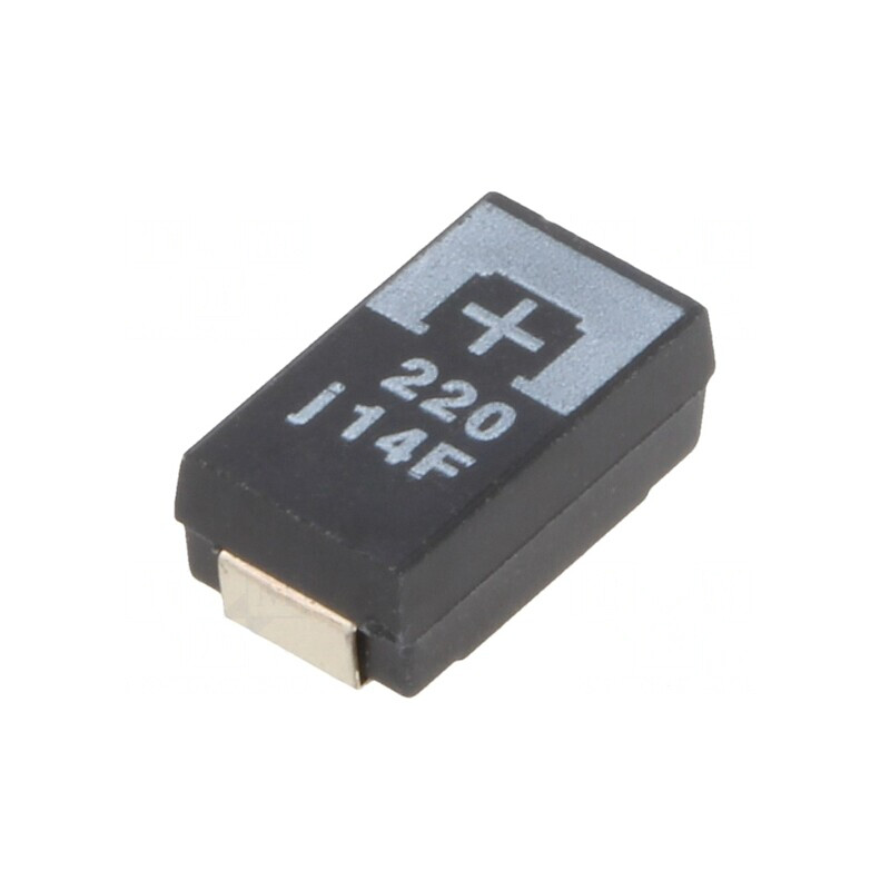 Condensator tantal-polimer 220uF 6.3V SMD | Electronic-mag.ro | Componente Electronice