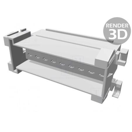Conector cablu-cablu JPT tată negru PIN 18 | Electronic-mag.ro | Componente Electronice