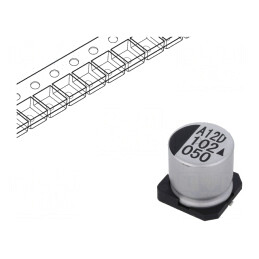 Condensator Electrolitic SMD 1000uF 50V 16x16.5mm 5000h | Electronic-mag.ro | Componente Electronice