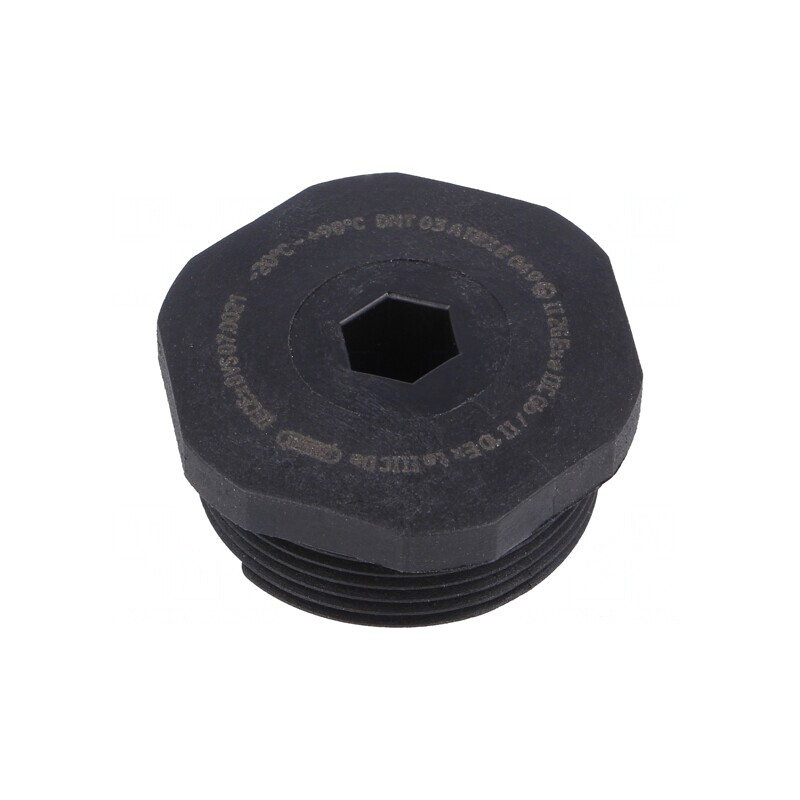 Capac de protecție M32 IP68 negru poliamidă | Electronic-mag.ro | Componente Electronice