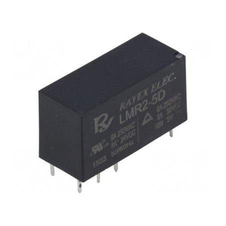 Releu Electromagnetic DPDT 5VDC 5A | Electronic-mag.ro | Componente Electronice