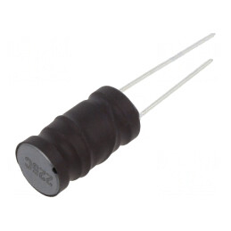 Inductor THT 2.2mH 500mA 2Ω Ø12x21mm Vertical