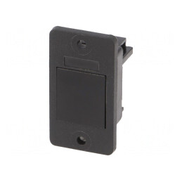 Capac de protecție negru 29mm SLIM din plastic | Electronic-mag.ro | Componente Electronice