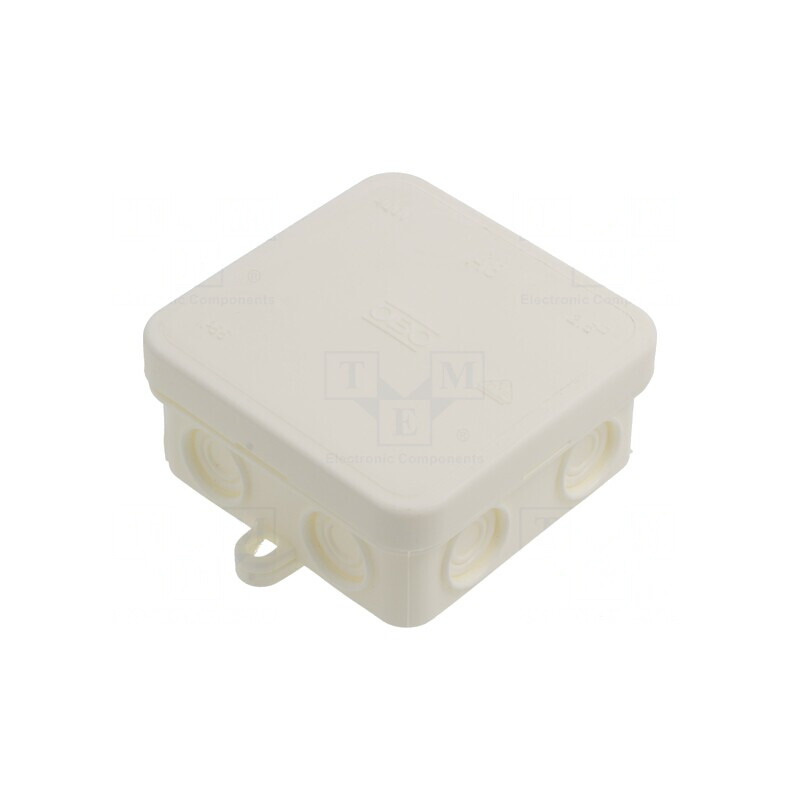 Cutie de conexiuni 75x75x36mm polietilenă | Electronic-mag.ro | Componente Electronice Cutie de conexiuni 75x75x36mm polietilenă | Electronic-mag.ro | Componente Electronice