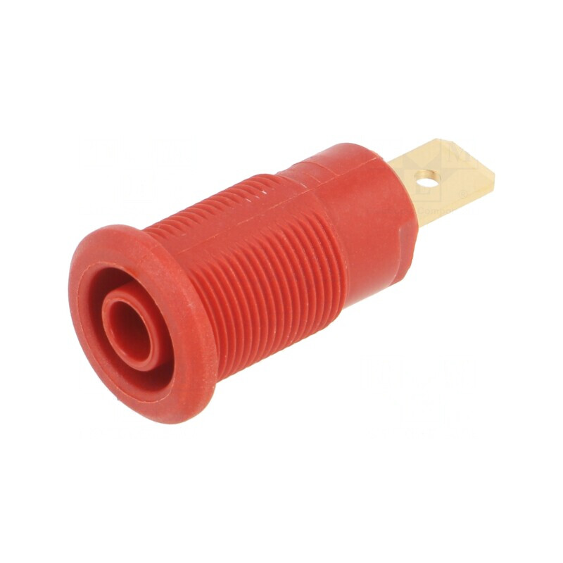 Soclu Banană 4mm 32A Roșu Aurit Alamă | Electronic-mag.ro | Componente Electronice Soclu Banană 4mm 32A Roșu Aurit Alamă | Electronic-mag.ro | Componente Electronice