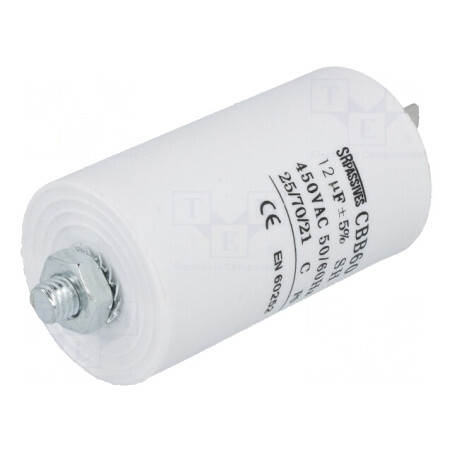 Condensator pentru Motoare 12uF 450V | Electronic-mag.ro | Componente Electronice