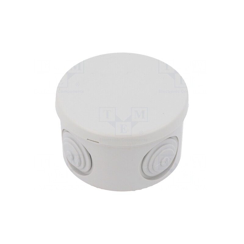 Cutie de conexiuni gri deschis 84mm x 50mm | Electronic-mag.ro | Componente Electronice