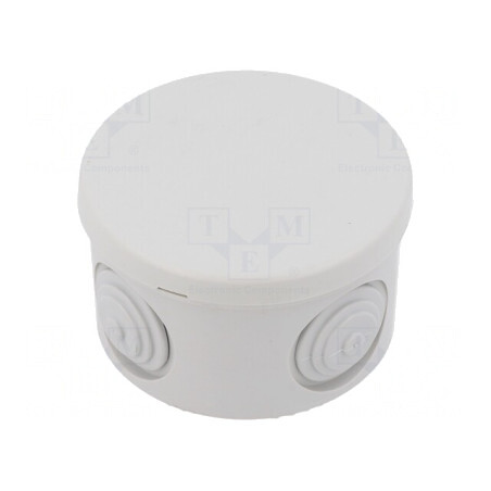 Cutie de conexiuni gri deschis 84mm x 50mm | Electronic-mag.ro | Componente Electronice