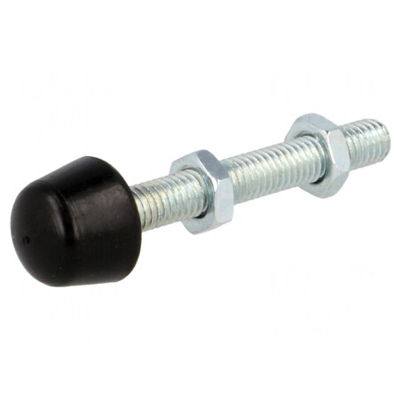 Şurub de presiune M5 45mm cu bază gumă neopren | Electronic-mag.ro | Componente Electronice