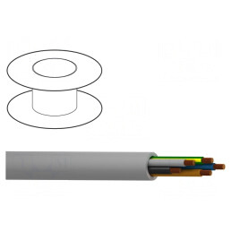 Cablu MACHFLEX 3G1,5mm2 neecranat 100m Cu | Electronic-mag.ro | Componente Electronice