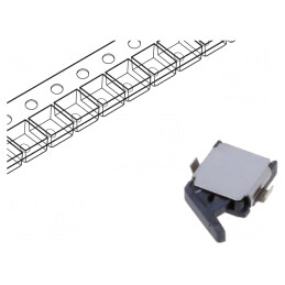 Comutator cu senzor SPST-NO pentru PCB 300mN D3SH | Electronic-mag.ro | Componente Electronice
