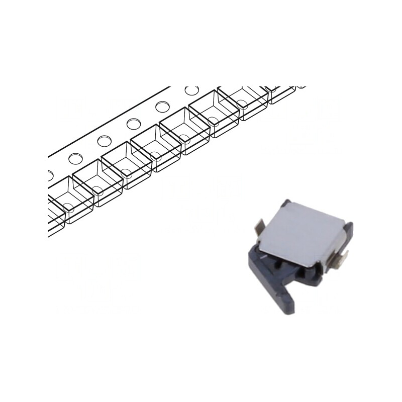 Comutator cu senzor SPST-NO pentru PCB 300mN D3SH | Electronic-mag.ro | Componente Electronice