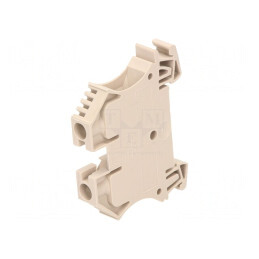 Conector Șine 10mm2 2 Borne Bej 9.9mm | Electronic-mag.ro | Componente Electronice