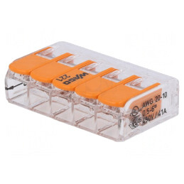 Bornă cu Arc 0,5-6mm2 450V 41A | Electronic-mag.ro | Componente Electronice