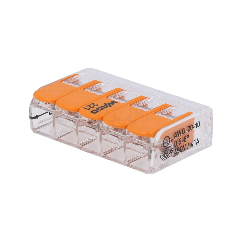 Bornă cu Arc 0,5-6mm2 450V 41A | Electronic-mag.ro | Componente Electronice Bornă cu Arc 0,5-6mm2 450V 41A | Electronic-mag.ro | Componente Electronice