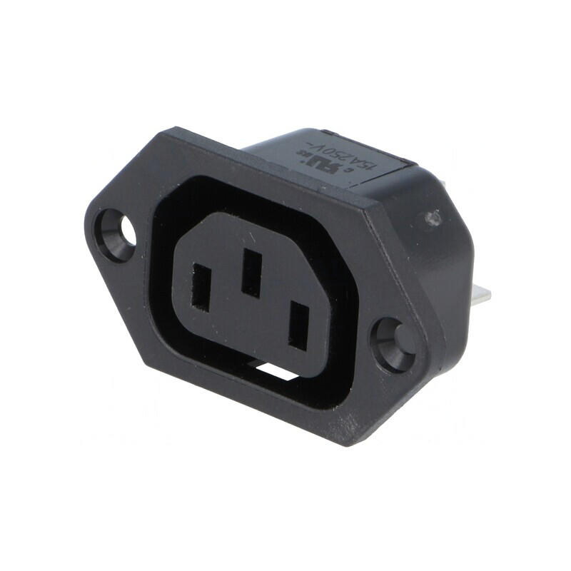 Conector alimentare AC soclu mamă 10A 250V | Electronic-mag.ro | Componente Electronice