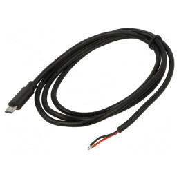Cablu USB Micro-B 1m Negru 10W | Electronic-mag.ro | Componente Electronice