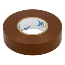 Bandă Electroizolantă Maro PVC 19mm x 25m | Electronic-mag.ro | Componente Electronice