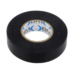 Bandă Electroizolantă Neagră 19mm x 25m 0,15mm 0-90°C | Electronic-mag.ro | Componente Electronice