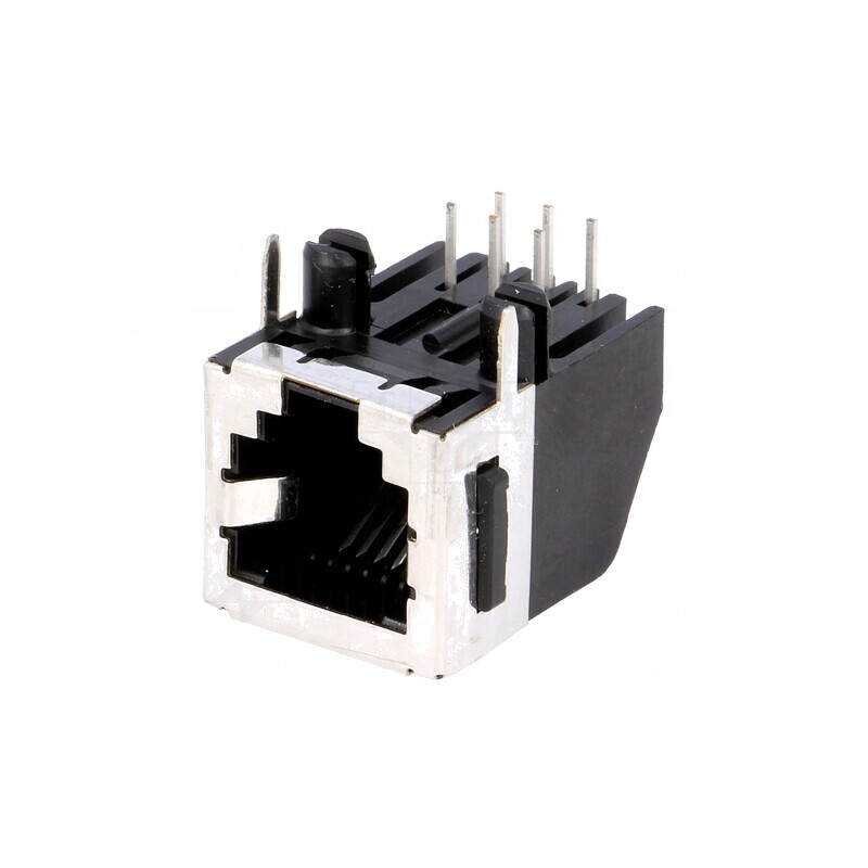 Soclu RJ12 6P6C Cat 3 Ecranat cu Blocare Panou pentru PCB | Electronic-mag.ro | Componente Electronice Soclu RJ12 6P6C Cat 3 Ecranat cu Blocare Panou pentru PCB | Electronic-mag.ro | Componente Electronice