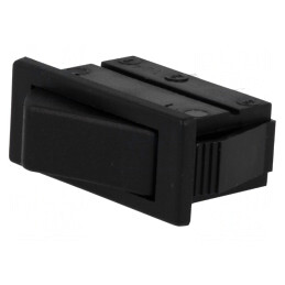 Comutator Rocker Negru SPST 16A/250V 20A/28V | Electronic-mag.ro | Componente Electronice