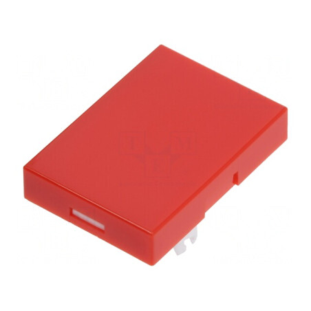 Capişon Roşu-Alb 21x15x12,2mm Seria YB | Electronic-mag.ro | Componente Electronice