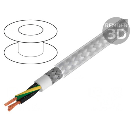 Cablu BiT 500 CY 3G1mm2 Ecranat PVC | Electronic-mag.ro | Componente Electronice