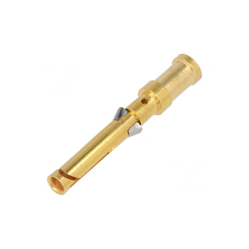Pin mamă cupru nichelat aurit 1,5mm2 crimpat Han® D | Electronic-mag.ro | Componente Electronice